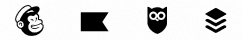Mailchimp, Klaviyo, Hootsuite, Buffer